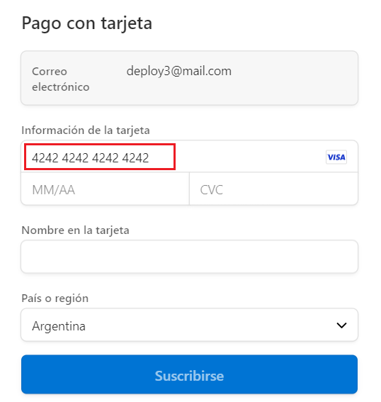 pago con tarjeta