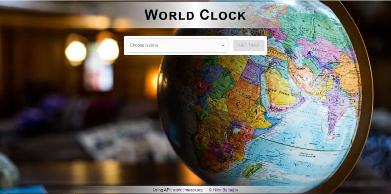 screen img of timezones web